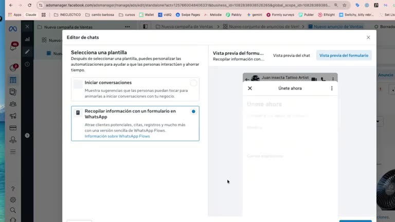 editor de chats