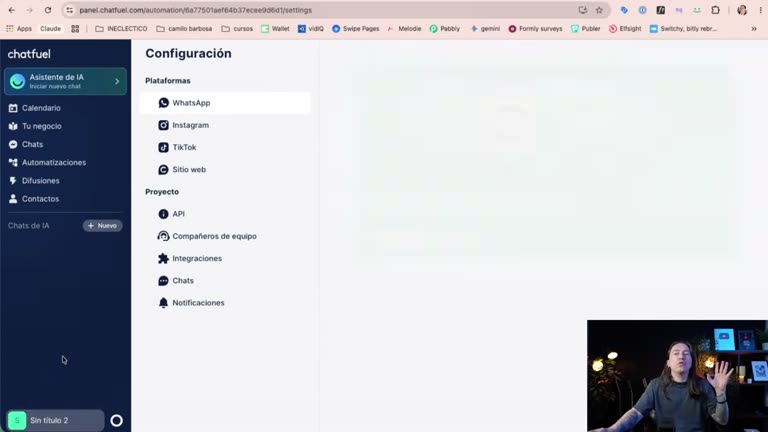 config chatfuel